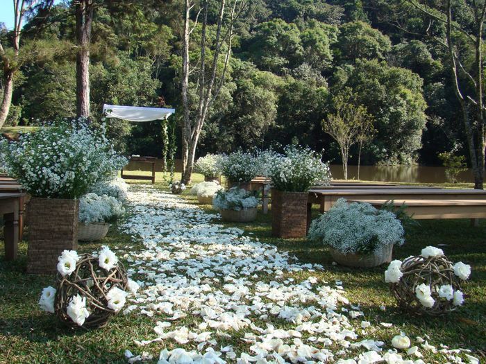 casamento ao ar livre