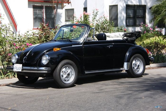 fusca preto conversível