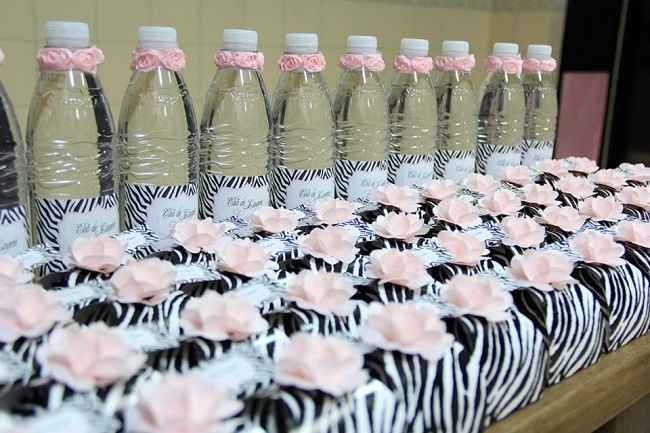 Chá de lingerie rosa e zebra!