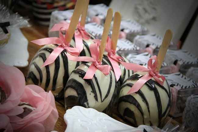 Chá de lingerie rosa e zebra!