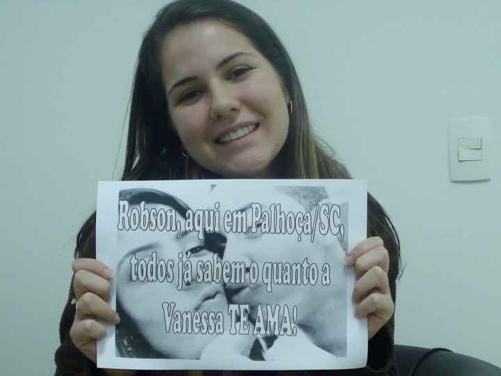Homenagem noivo Vanessa