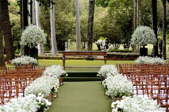 casamento ao ar livre