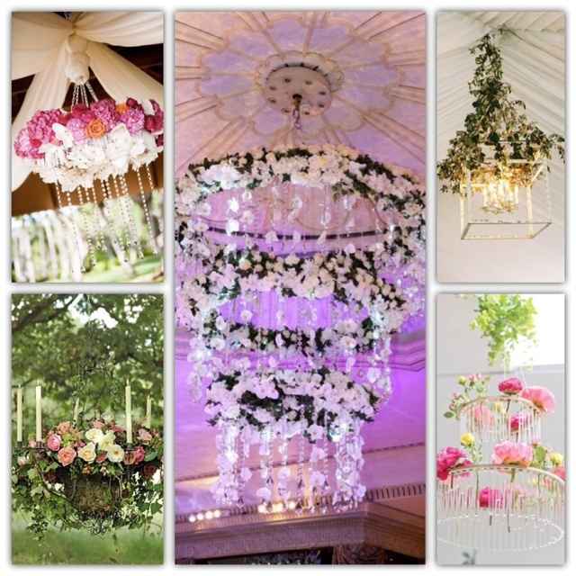 Lustres com Flores