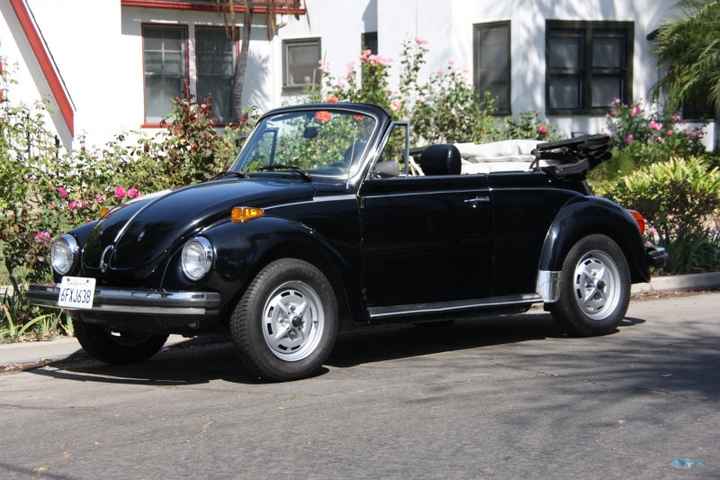 fusca preto conversível