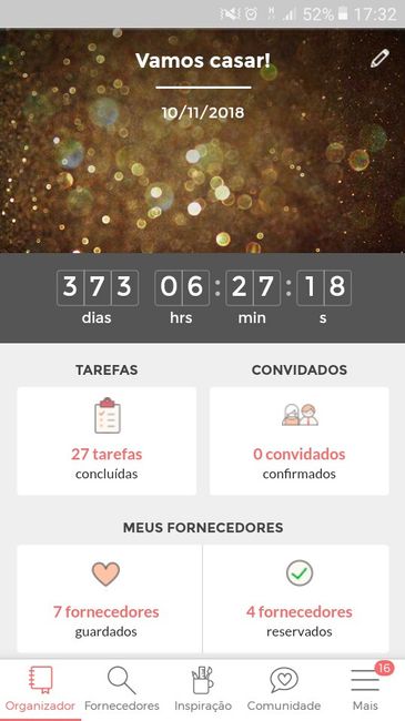  Quantos dias faltam para o casório de vocês? - 1