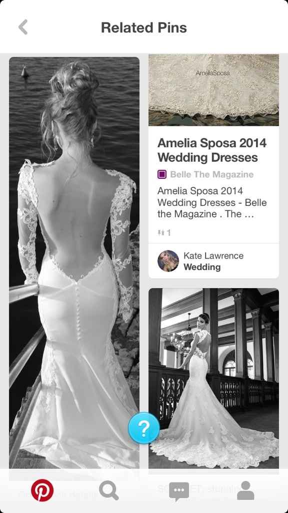 Tem algum detalhe nas costas do seu vestido de noiva? - 2