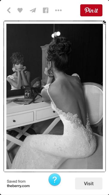 Tem algum detalhe nas costas do seu vestido de noiva? - 3