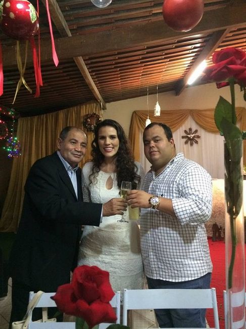 Natal e noivado com chuvas de bençãos