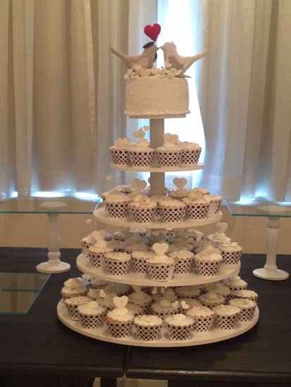 Inspirações- Torre de Cup Cake