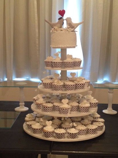 Inspirações- Torre de Cup Cake