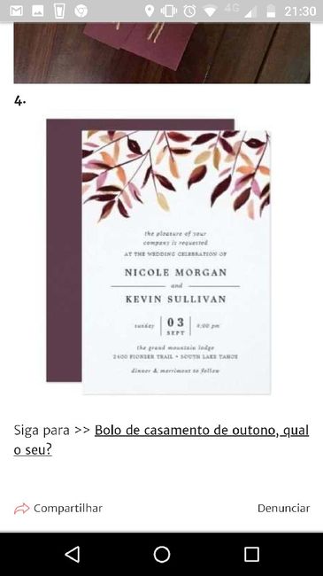 Meu casamento de outono - Natasha 2