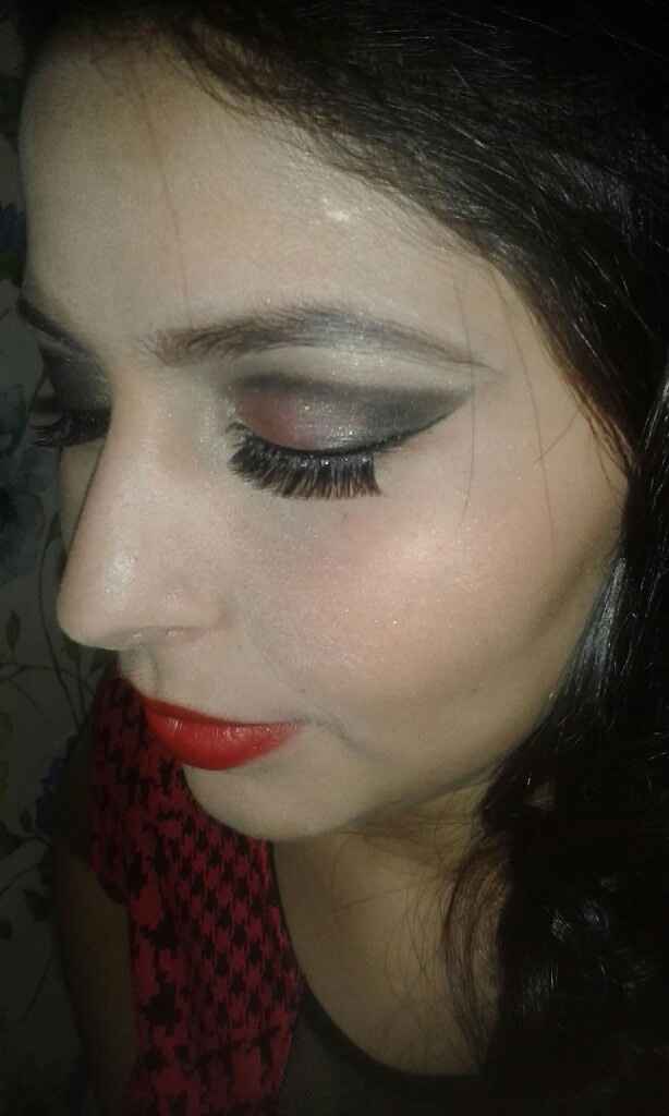 Meu teste de cabelo e maquiagem #13dias - 3