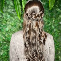 Teste de penteado e make - 2