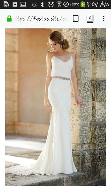 Vestido para casamento civil 1