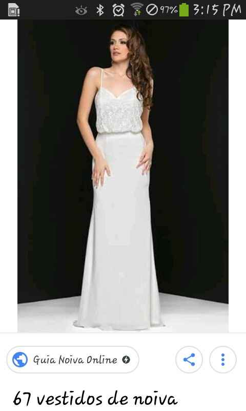 Vestido para casamento civil - 2