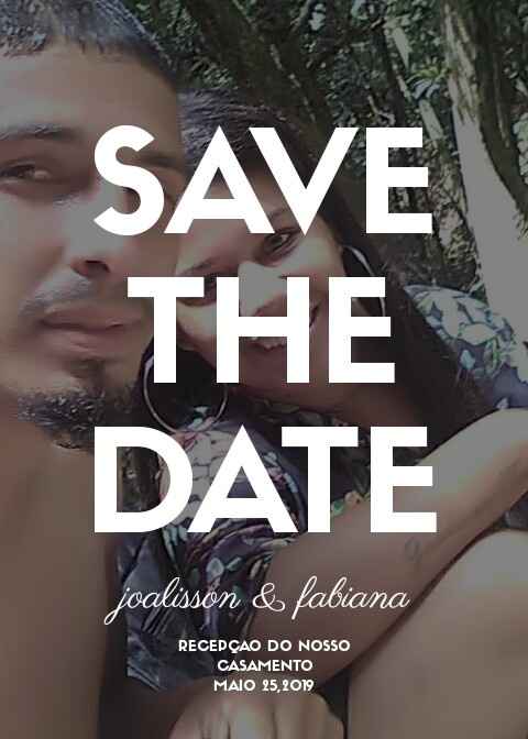 Save the date - 1