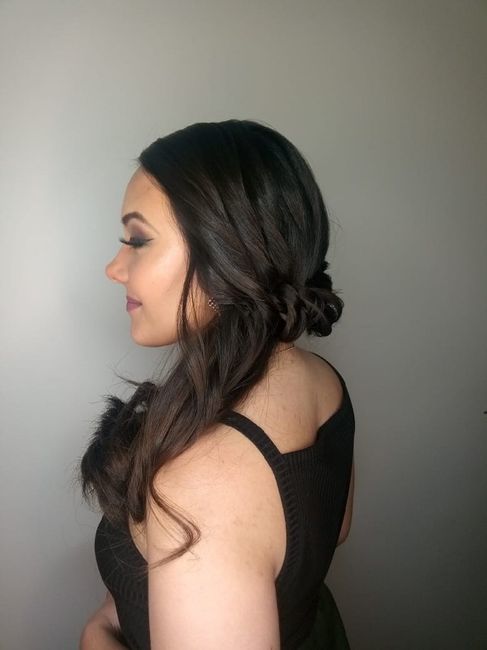 "Teste" de maquiagem e cabelo - 2