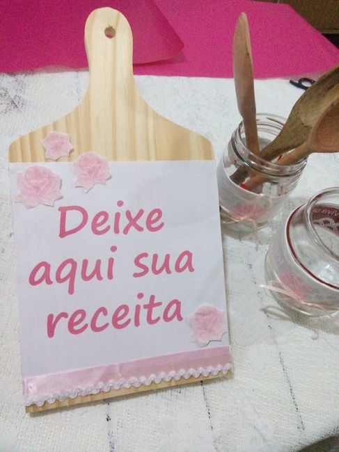 Mesa para deixar as receitas