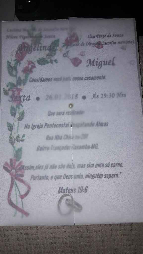  Convites de casamento feito por mim e pelo meu futuro marido ... - 1