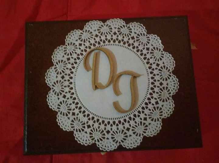 Caixa padrinhos rústica diy #vemver - 2