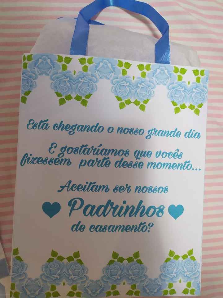 Convite dos padrinhos #vemver - 2