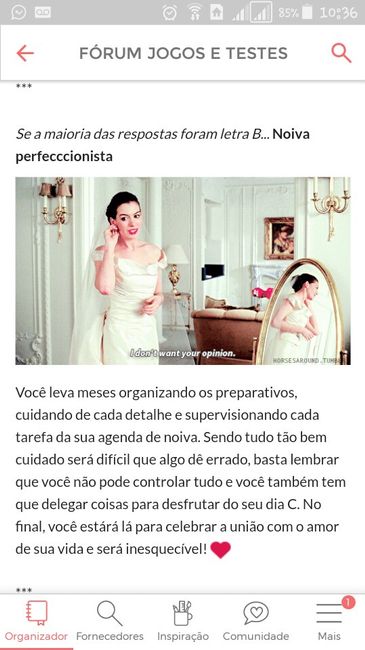 RESULTADO: Que tipo de noiva você será no grande dia? - 1
