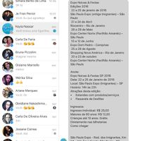 Novas datas e novos locais