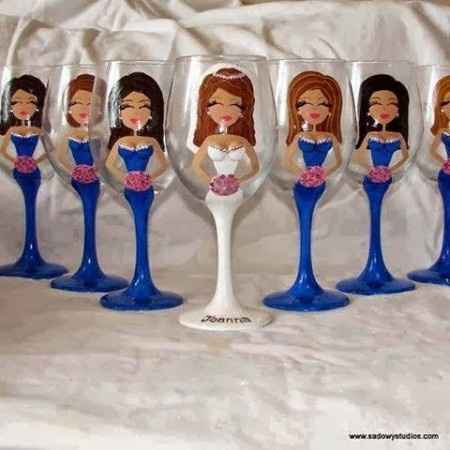 Taças para madrinhas