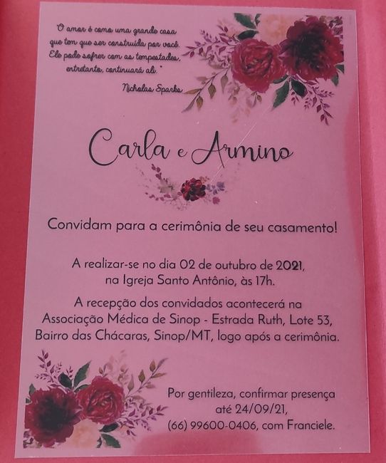 Indicação de convites - 5
