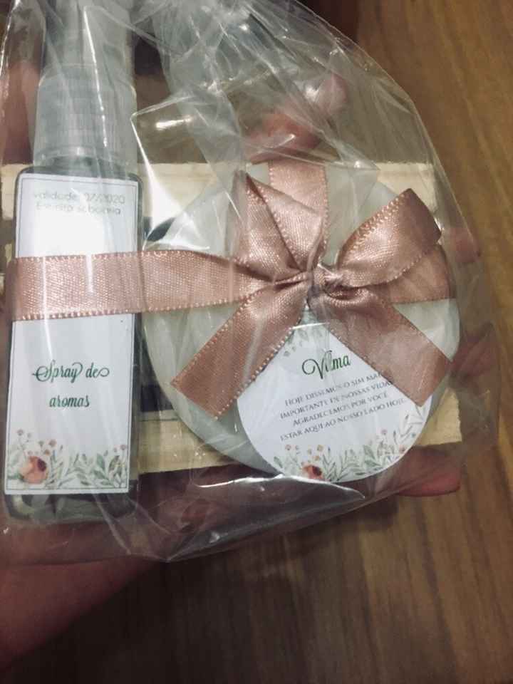 Lembrancinha para os padrinhos - 1