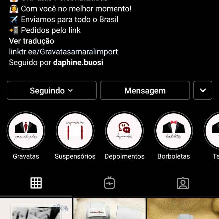 Indicação de gravatas - 1