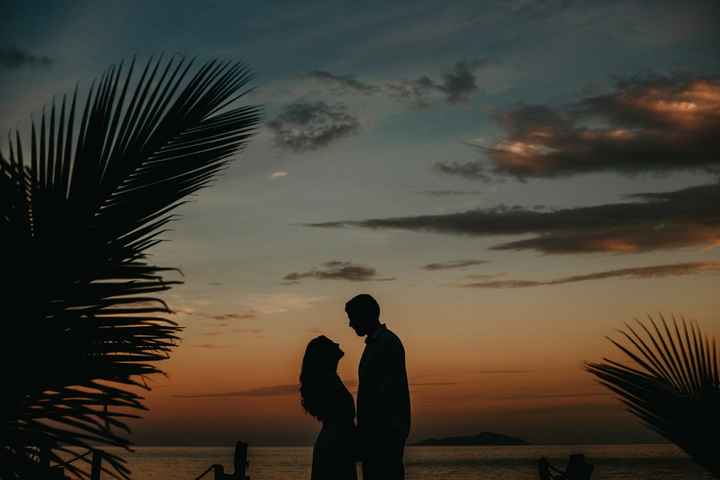 Pré-weddings na comu - Foto de pôr do sol - 1
