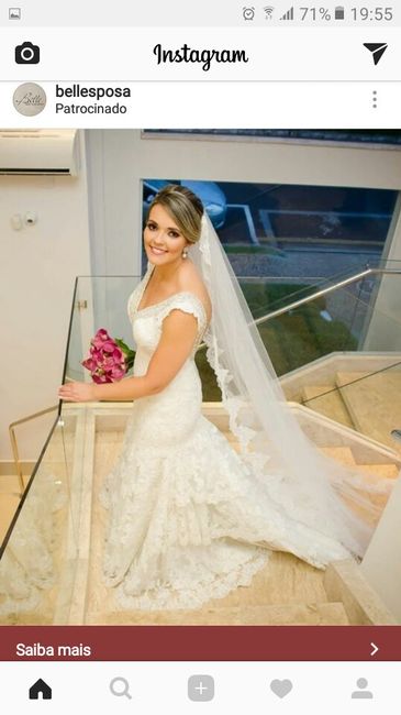 Poste a sua foto inspiração do tipo de vestido de noiva que você procura 😍 - 1