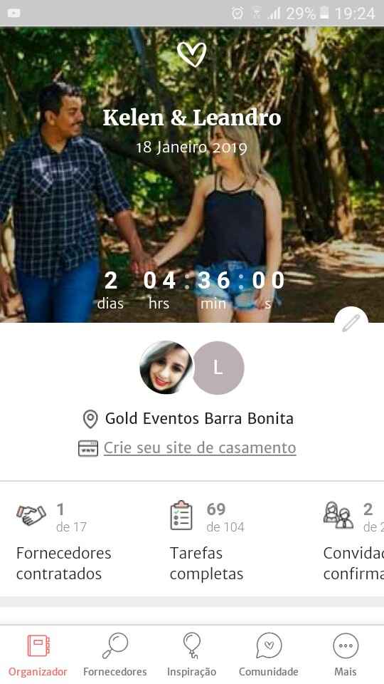 o coração dispara, tropeça quase para! #falta2dias - 1