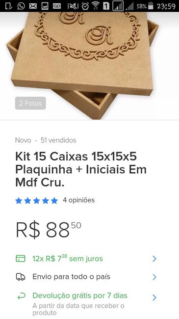  Caixinha Padrinhos *-* - 3