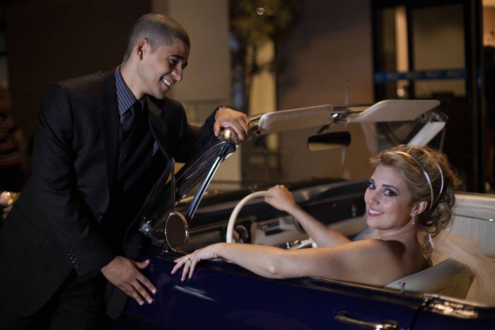 Noiva motorista