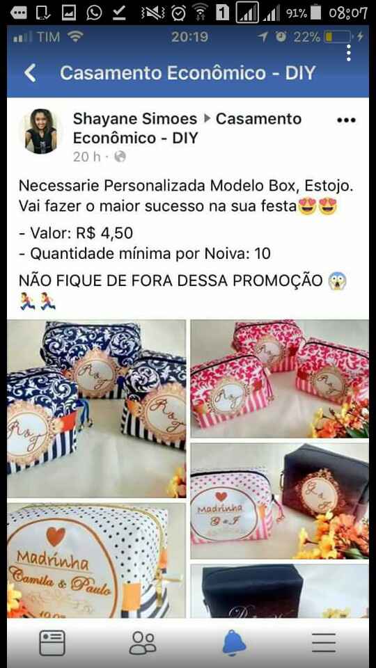  o que colocar na caixinha dos padrinhos ? - 4