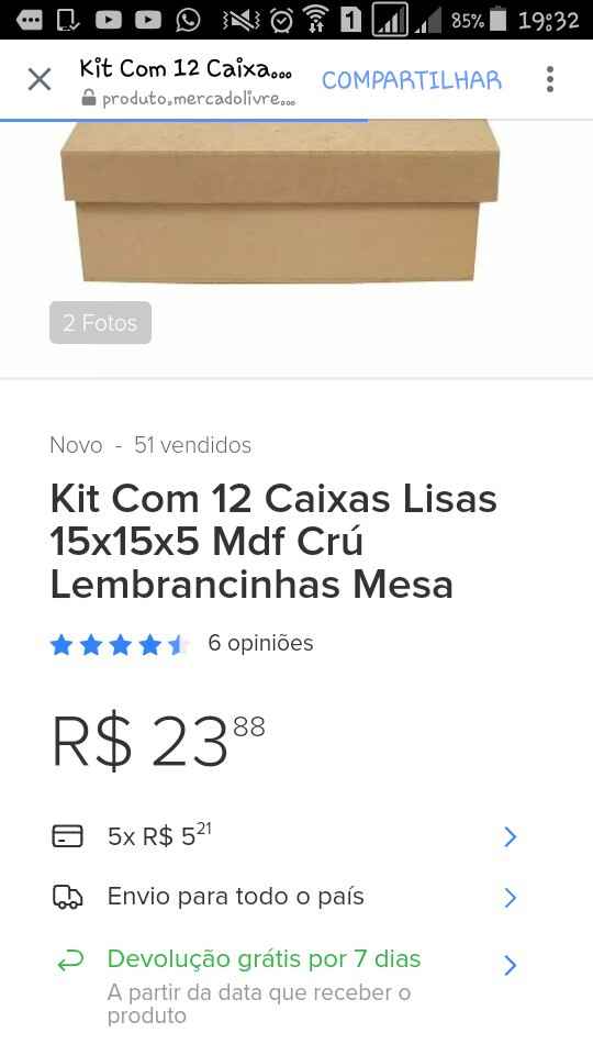  Caixinha Padrinhos *-* - 1