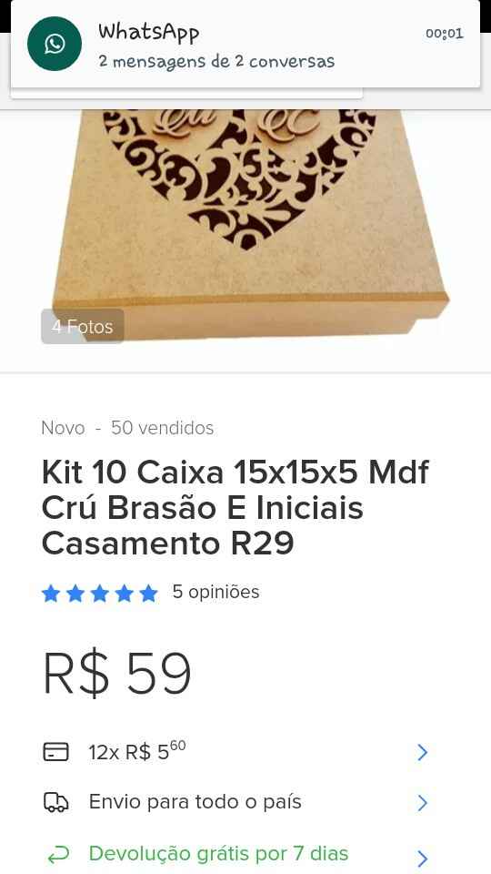  Caixinha Padrinhos *-* - 2