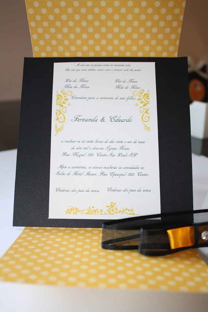 convite de casamento