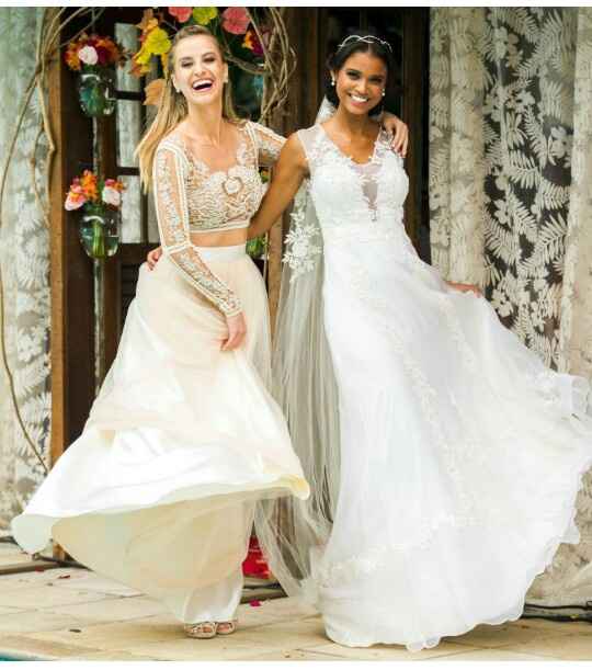 Vestido de noiva da malhação - 2