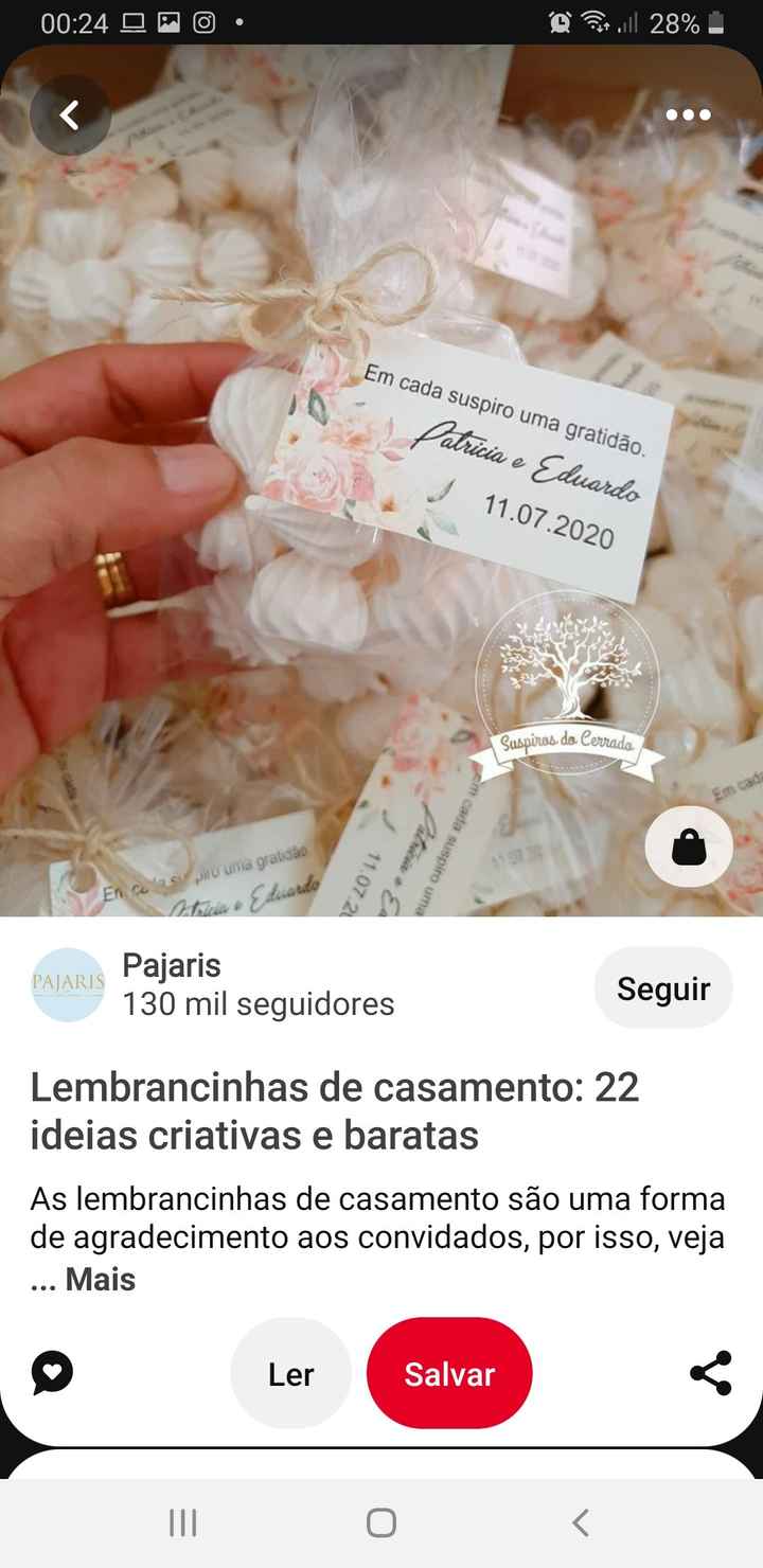 Poste AQUI uma foto da lembrancinha que vão dar para as pessoas convidadas🎁👇 - 1