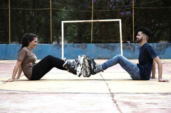 Compartilhe o seu pré-wedding - a foto mais divertida/criativa - 1