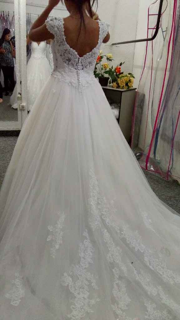 última prova do vestido 😍 - 1