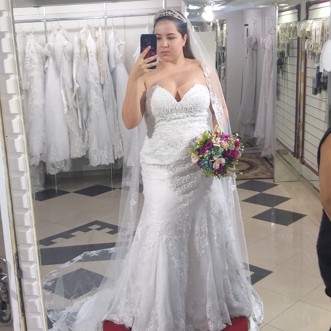 Quase certa sobre meu vestido de noiva ✨ 4