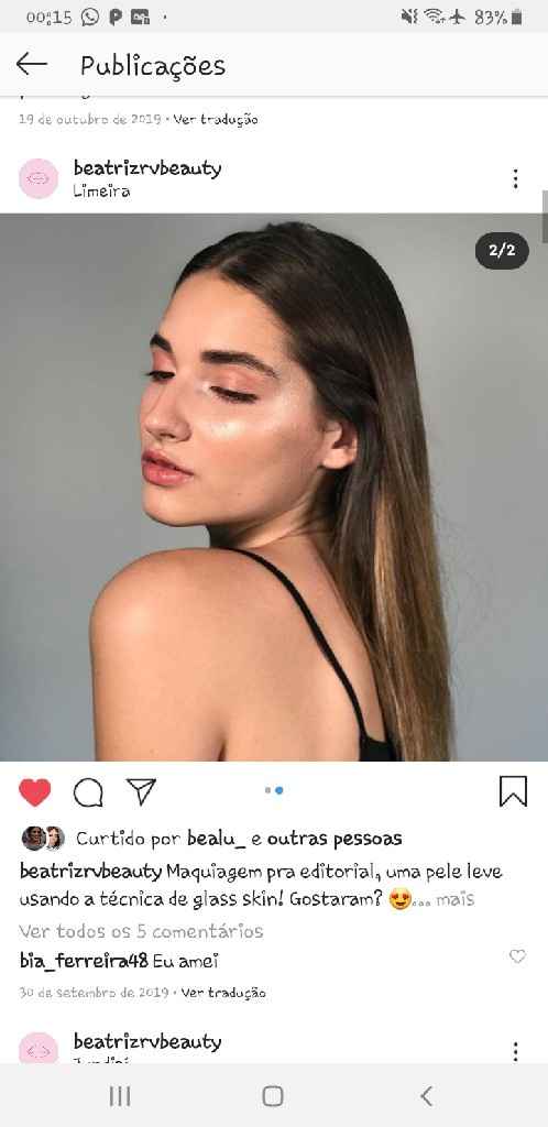 Maquiagem fresh tipo Nathalie Billio - 1