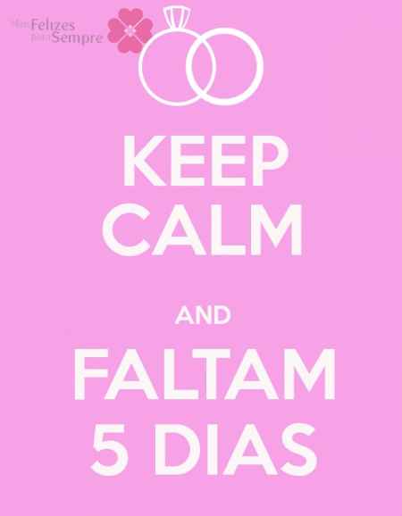 Faltam 5 dias