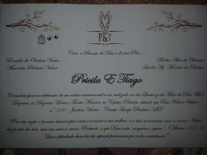 Convite parte interna