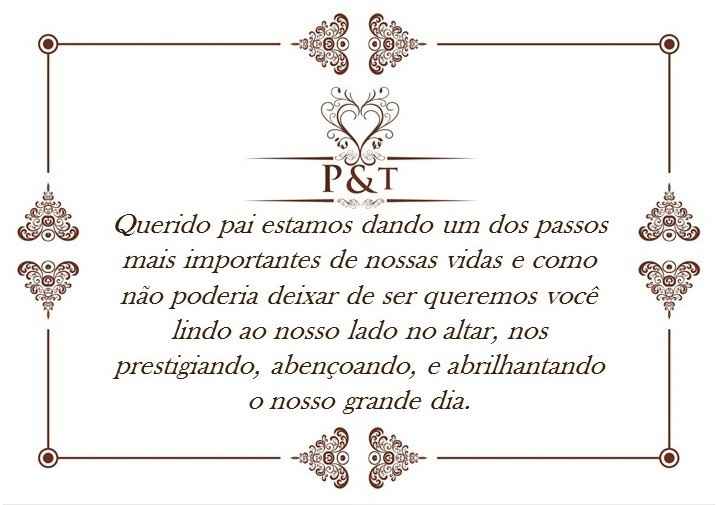 Mensagem aos pais