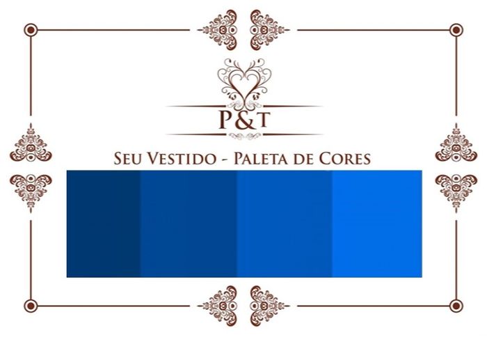 Paleta de cores - madrinhas